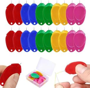 Yilia Sewing Machine Needle Threader, 2024 Upgraded Needle Threader for Hand Sewing, Automatic Threading Aid, 100PCS
