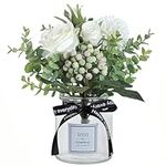 YXZZWL Artificial Flowers with Vase