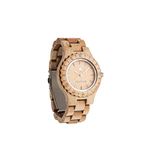WoodWatch The Official Women's Natural Maple Wood Wrist Watch | Hand-Crafted | Japanese Miyota 2035 Quartz Movement | Durable and Splashproof Clock with a Classy Wooden Case