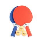 Stag Iconic Outdoor Series Professional Table Tennis (T.T) Set | Table Tennis Rackets and T.T Balls Included| All-in-One Ping Pong Paddle Playset - Table Game Accessories