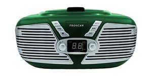 Sylvania SRCD211-GREEN Retro CD Radio Boombox - Green