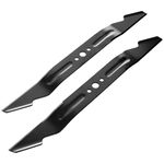 21 Inch Lawn Mower Blade Replacement AB2100 AB2101, Compatible with E-GO Power+ 56V Models LM2100 LM2101 LM2100SP LM2102SP, Black Mulching Lawn Mower Blade（2 Pack）