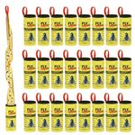 24PCS Fly Paper Strips, Triitech Sticky Fly Ribbons Traps, Fly Tape Trap Ribbons for Indoor and Outdoor