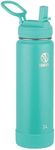 Takeya Actives Insulated Stainless Steel Water Bottle with Straw Lid, 24 oz, Teal