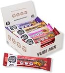 Yubi Mix Variety Box 12 Pack - Protein Bars - 99 Calories, High Protein, High Fibre, Low Sugar, Gluten Free and Dairy Free - Healthy Snacks/Nutrition Bar - Chocolate Bars - 420g