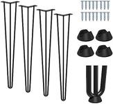 Signstek 28" Metal Legs 71cm Black 