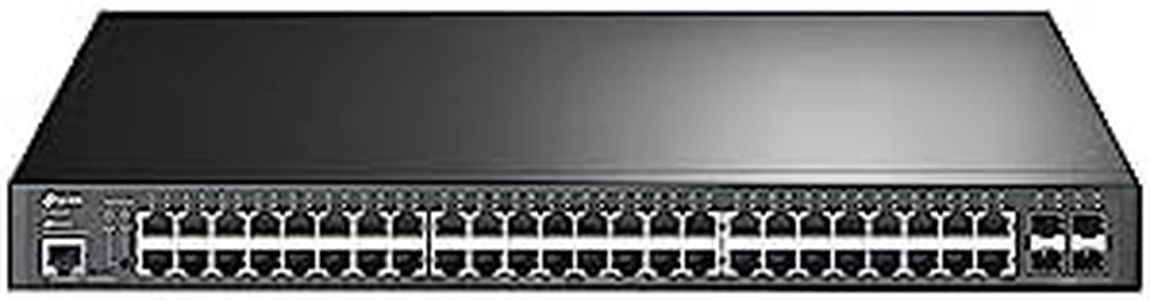TP-Link TL-SG3452P | 48 Port Gigabit L2+ Managed PoE Switch | 48 PoE+ Port @384W, 4 x SFP Slots | PoE Auto Recovery | Omada SDN Integrated | IPv6 | Static Routing | 5 Year Manufacturer Warranty