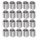 HARFINGTON 20pcs Wire Threaded Inserts 1/4-20 UNC 2D 12.7mm 304 Stainless Steel Helical Coiled Wire Thread Sleeve