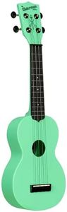 Kala Recycled Soprano Waterman Ukulele Durable, Travel-Ready Instrument - Sea Foam Green