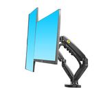 TECVITY North Bayou NB F160 17" to 30" Gas-Strut Dual Monitor Desk Mount Arm 17" - 30" up to 9 Kg per Arm
