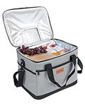 Kollea Insulated Cooler Bag - 30 Litre Cool Bag Lunch Bag Box Keep Warm and Cold, Leak-Proof, With Carriying Straps, Multiple Pockets - Ideal for Travel, Camping, Picnics