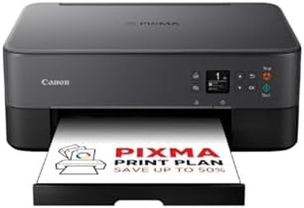 Canon PIXMA TS5350i Serie – All-in-One-Drucker für den Heimgebrauch mit OLED-Display | Kabellos für einfaches Drucken von deinem Smartphone Drucker für Zuhause mit PIXMA Print Plan