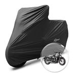 Neodrift 'NeoMax' Bike Cover for Triumph Bonneville Bobber (All-Weather Motorcycle Protection, Water & UV Resistant, Dustproof, Windproof) (Color-Black)