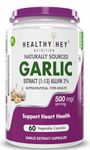 HealtyHey Nutrition Odorless Garlic Extract (1:13) Allium Sativum - 2% Allicin -(60 Veg Capsules)