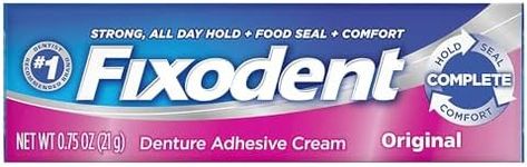 Fixodent Denture Adhesive Cream Original 0.75 oz (Pack of 12)