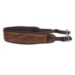 Tourbn Non-slip Soft Padded PU & Leather Rifle Sling Gun Strap with Swivels Brown