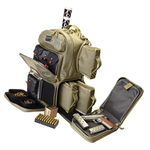 G.P.S Tactical Range Backpack, Tall, Tan