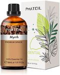 PHATOIL Myrrh Essential Oil 30ML, Essential Oils for Diffuser, Humidifier, Aromatherapy, DIY Candle, Soap and Scented Products Making