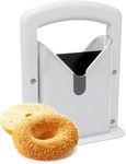 SEVIA Bread Bagel Cutter Stainless Steel Safety Handle Kitchen Tool and Bagel Slicing Tools Dough Cut Frame Bagel Slicer Eazy to Home and Commercial Use (1Pcs)