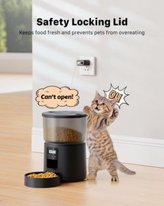 Automatic Cat Feeder 3L – Programmable Timer Pet Food Dispenser