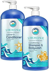 STREAM 2 SEA Leave-in Conditioning Shampoo and Body Wash - Natural, UV Absorbent, Sulfate-Free Hair and Body Cleanser, Detangles and Conditions
