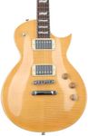 ESP 6 String LTD EC-256FM Electric Guitar, Vintage Natural, Right, (LEC256VN)