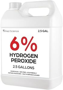 Allied Science 6% Hydrogen Peroxide, Food Grade H202 and Water, 2.5 Gallon