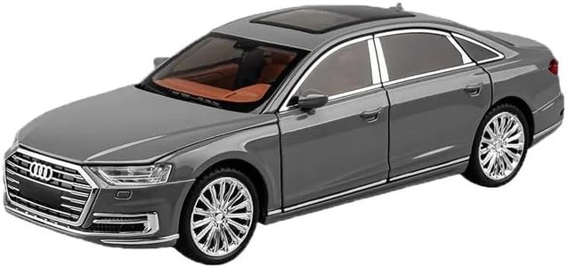 DUNGRANI ENTERPRISE Audi A8 1:24 Diecast Scale Model Metal Pull Back Toy car for Kids with Openable Doors & Light, Music Toy Vehicle for Kids - Colors as Per Stock (Design 59)