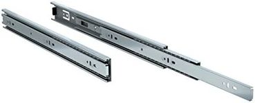 TCH Hardware 100 LB Steel Full Extension Ball Bearing Drawer Slide Rail - Kitchen Cabinet Desk Drawer - 14" 16" 18" 20" 22" 24"