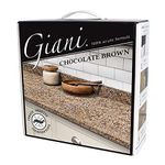 Giani Granite Countertop Paint Kit 2.0-100% Acrylic (Chocolate Brown) FG-G2 CHOC 46 fluid ounces (combined)