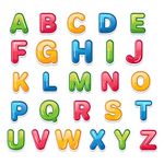 Thinking how Learn ABCD English Alphabets Wall Stickers for Kids Room (Pack of 26) Preschool Learning Stickers