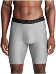 Under Armour Men's Multi-Pack Performance Tech Boxerjock Brief, 9" Inseam, All-Day Comfort & Soft, Steel Heather 3 Pack, Medium