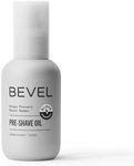 Bevel Pre Shave Oil for Men with Castor Oil, Olive Oil and Tea Tree Oil, Helps Soften Hair and Protect Skin from Irritation and Razor Burn, 2 Fl Oz