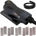 MAXXT Brushless Orbit Sheet Sander 3mm Electric 350W Multi-Function 4000-10000RPM Variable Speed Corded with 10 Sanding Papers for Woodworking Palm Sander Finishing