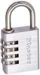 Master Lock 643DWD 4 Pack 1-9/16in. Wide Set Your Own Word Combination Padlock