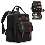 BAFASO Large Capacity Barber Backpack, Travel Barber Bag Holds Various Hair Cutting Tools (Bag Only), Black