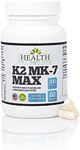 Health As It Ought To Be Vitamin K2 MK7 MAX Extra Strength 300mcg Supplemeny | Soy Free, Proven Bioavailability & Safety | 60 Capsules