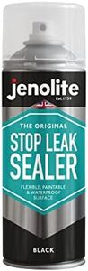 JENOLITE Stop Leak Sealer Spray | BLACK | 400ml | Leak Sealer for Gutters and Flat Roofs | Waterproof Gutter Sealant | Fills, Seals & Stops Leaks | Long Lasting Waterproof Sealant