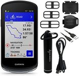 Wearable4U - Garmin Edge 1040 GPS Bike Computer, On and Off-Road, Spot-On Accuracy with Speed and Cadence Sensors and E-Bank Bundle