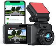 4K Dash Cam Built-in Wi-Fi UHD2160P Discreet Car Dashboard Camera Recorder with 24-Hour Parking Monitor, Super Night Vision, Loop Recording, 170° Wide Angle, Support APP