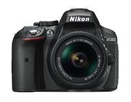 Nikon 33884 Black D5300 Digital SLR Camera with 18-55mm Zoom Lens