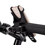 TeamObsidian Premium Bike PHONE HOLDER [SIZE M] Made of Durable Non-Slip Silicone. Bike Phone Mount/Universal Cradle for 99% of Smartphones and All Bicycle Handlebars. Secure and Flexible - Silico'