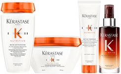 Kerastase Nutritive Bain Satin Riche 250ml Masque Intense Riche 200ml Nectar Thermique 150ml 8h Magi