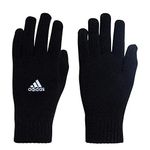 adidas Men's TIRO Soccer Gloves, Black/White, M