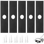 5 Pack 613223 Edger Blade (1” Center Hole) for Ryobi Echo Craftsman Troy-Bilt String Trimmer Edger Attachment, Fits 720237001, 791-613223B, 4133-713-4102, 720-237-001, 4133-713-4101, 216062, 237001