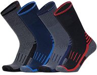 RC. ROYAL CLASS Thick Soft Heavy Cushioned Towel Woolen Thermal Socks For Men, Warm Winter Wear Socks, Pack Of 4 Pairs, Free Size, Multicolored - Calf Length