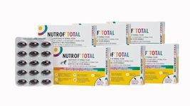 180 Nutrof Total Capsules – Eye Health Supplement with Lutein, Zeaxanthin, Omega 3, and Antioxidants | Daily Dose of Essential Nutrients for Optimal Eye Health | 30 Capsules x 6 Packs