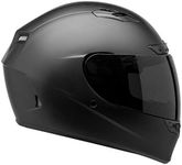 Bell Unisex-Adult's X Qualifier DLX Blackout Motorcycle Helmet (Solid Matte Black, X-Large)