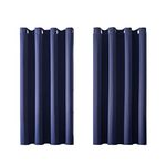 MRTREES Blackout Curtains Bedroom 54 Drop 2 Panels Royal Navy Blue Eyelet Thermal Curtain for Living Room Soft Texture Window Treatments for Kids 46x54 Inch 117x137 CM