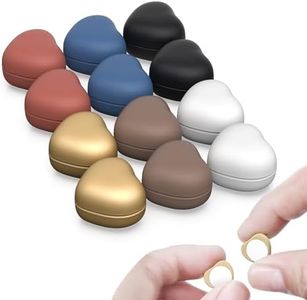 DJKYT 12 Pairs Heart Magnetic Hijab Pins, Strong Pinless No-Snag Hijab Magnets for Scarf, Shirt, Dress – Stylish & Multi-Purpose Use